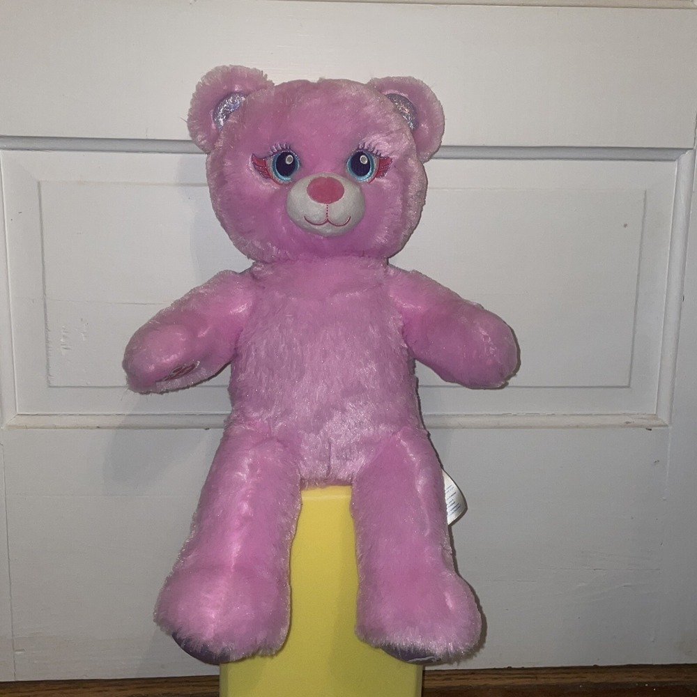 2024 Excellent ConditionBuild A Bear (stuffed) Pink Bear Pink Fairy Bear BAB 16"